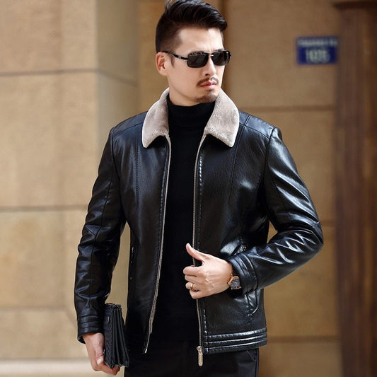 Leather jacket PU coat