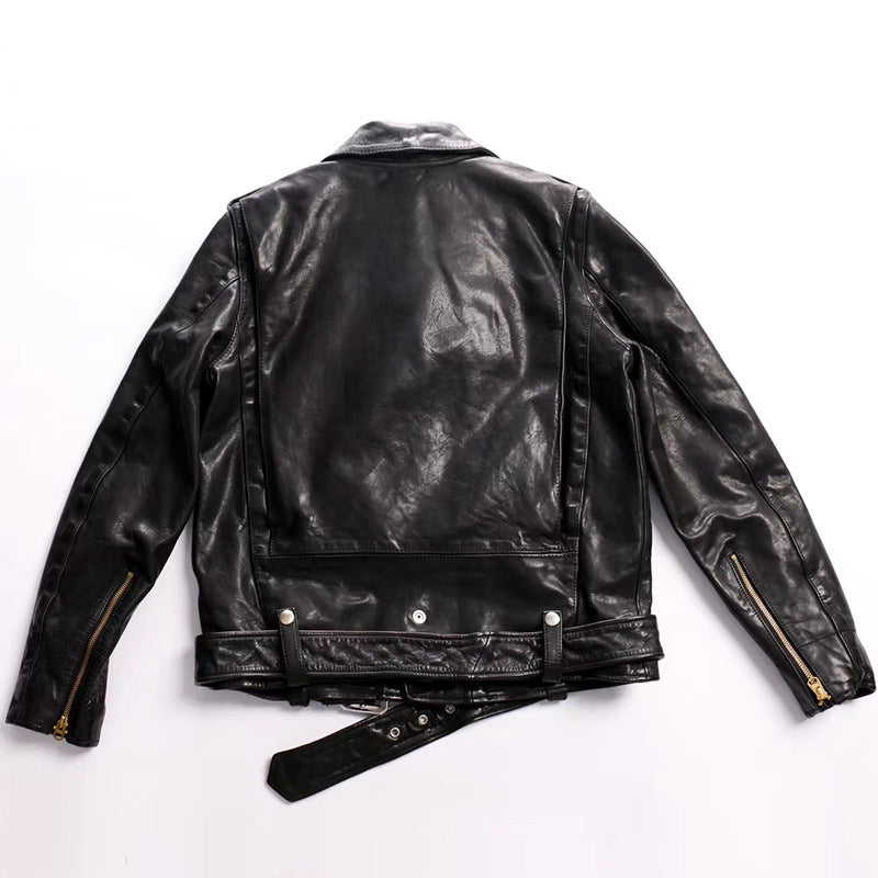 Men's Horse Leather Motorcycle Riding Motorcycle Clothing