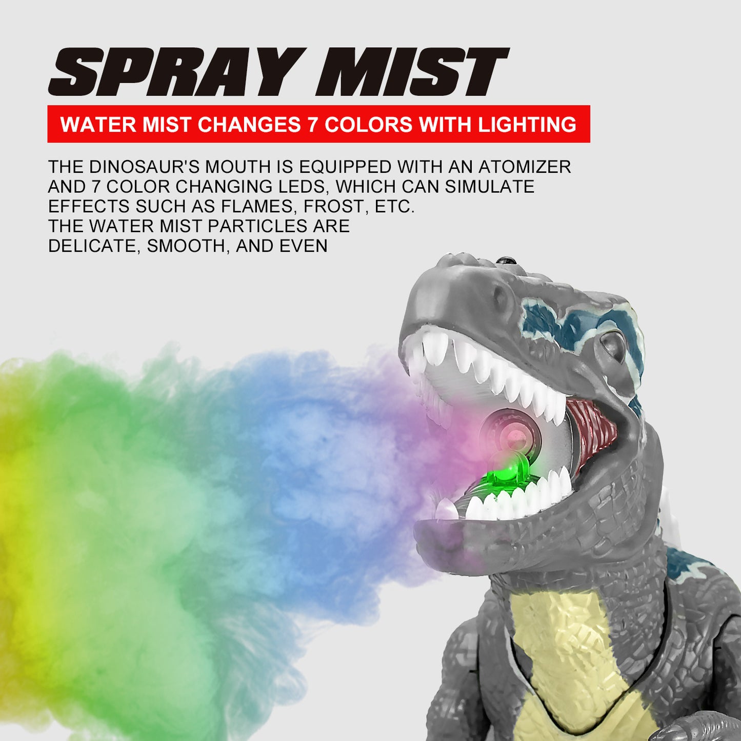 Remote Control Dinosaur Spray Electric Toy